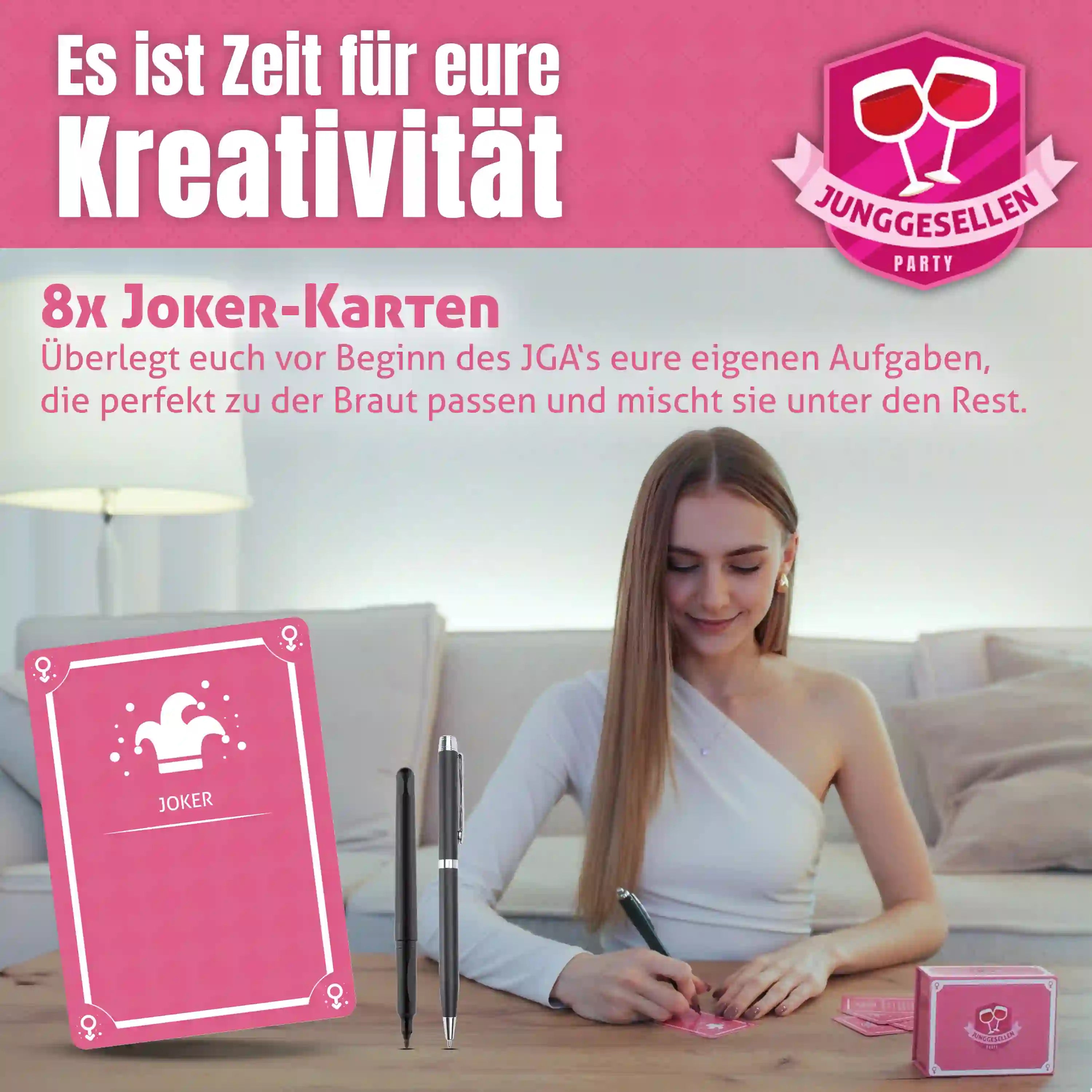 JGA-Party das perfekte Spiel mit 78 Karten für einen unvergesslichen Junggesellinnenabschied